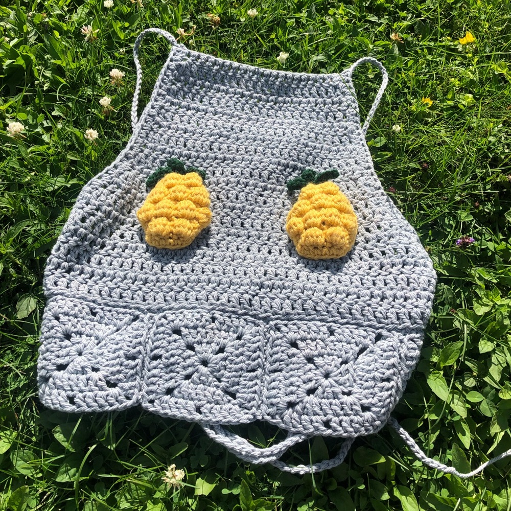 Handmade Crochet Pineapple top 🍍